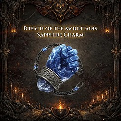 Breath of the Mountains Sapphire Charm
