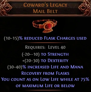 Coward's Legacy Mail Belt